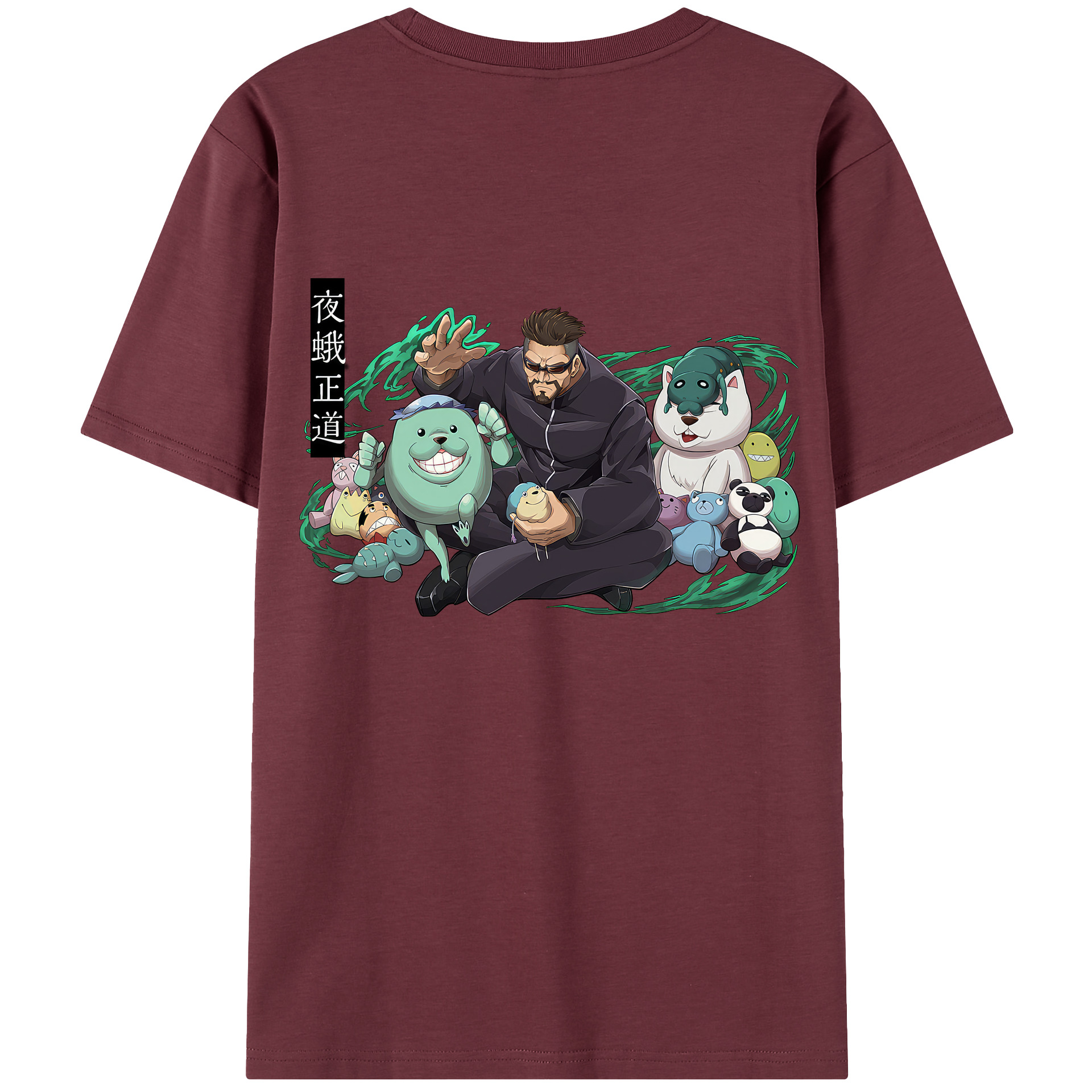 （画像用） 呪術廻戦 Jujutsu Kaisen 綿100％半袖Tシャツ（背面プリント）